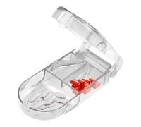 Coupe-pilules portable - Séparateur de tablette de voyage avec rangement, broyeur à pilules convivial | Coupe-médicaments compact pour la maison, les voyages, la vie quotidienne, facile à utiliser