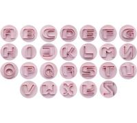 Coupe-piston avec lettres 26pcs