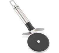 Coupe pizza Leifheit ProLine 3128, roulette a pizza en acier inoxydable avec roue en nylon pour une coupe sans rayure, poignée ovale
