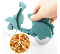 Coupe-pizza, Roulette à Pizza Vélo, Coupe-pizza créatif, Rouleau à pizza amusant, Cadeau Créatif, Lames Super Tranchantes pour Couper les Pizza