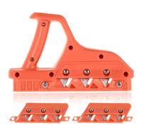 Coupe-plaque de plâtre rapide, précision 45° 60° chanfrein plaque de plâtre avec 10 lames, coupe-plaques de plâtre en plastique, outil de coupe à main pour cloison sèche, outil de rabot à main pour le