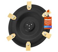 【Coupe Plus Efficacement】 Disques de Lame + 6 Lames de Rechange Compatibles avec ANTHBOT Pion 900 1000 / Genie 600 1000 3000, Redkey MGC500 MGC1000， Tondeuse Robotisée