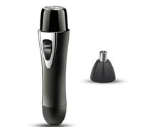 Coupe-poils de Nez Électrique Abs Rechargeable Noir | Multifonction Portable, Charge Usb, pour Hommes et Femmes, Usage Visage et Oreilles