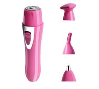 Coupe-poils de Nez Électrique USB Rechargeable, Compact, Rose | ABS et Uv, Usage Multi-fonction, Format Portable, Conçu pour Femmes et Hommes, Tondeuse Visage