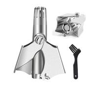 Coupe-poils de nez pour femme, ciseaux portables | Tondeuse à poils de nez en acier inoxydable avec brosse de nettoyage - Oreilles, nez, toilettage personnel, soins du corps, salle de bain, voyage