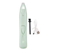 Coupe-poils Pour Pattes De Chat Lampe LED sans fil silencieuse | Kit de tonte pour chats Tondeuse De Toilettage Pour Poils Du Visage Et Des Oreilles Vert