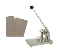 Coupe-poinçon rond en métal, machine à arrondir les coins manuels de bureau avec matrices R4mm R6mm R10mm, épaisseur de coupe max. 30 mm / 1,2 po, poinçon d'angle commercial robuste pour les affaires