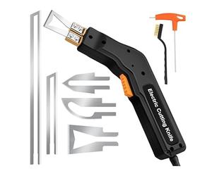 Coupe-polystyrène électrique 300 W avec 5 lames en nichrome, coupe thermique électrique avec 0-650 ℃, coupe-tissu professionnel pour EPS, EPP, plaques KT, EVA, PU, caoutchouc et tissu