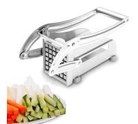 Coupe Pomme de Terre, Coupe Frite Professionnel, Coupe-Frites et Légumes, Accessoires Frites Maison, Coupe Frites, Decoupe Legumes, Coupe Pomme de Terre pour Frite, INOX, Outil de Cuisine