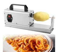 Coupe-pommes de terre électrique 3 en 1 Tornado Tornado Trancheuse de pommes de terre torsadée en spirale Coupe-légumes en acier inoxydable plus épais Machine de découpe de légumes avec poignée 40 W