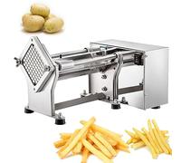 Coupe-pommes de terre électrique - Coupe-frites professionnel avec lames remplaçables pour cuisines commerciales et restaurants - Robuste, efficace, facile à utiliser