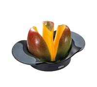 GEFU Coupe pommes et mangues SWITCHY – Acier inoxydable Noir – Design contemporain