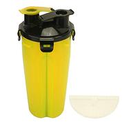 Coupe Portable de l'eau et de la Nourriture | Dual - Utilisez des mangeoires à Boire pour Les Chiens/Chats | Fuite - Design de Preuve, 350 ML d'eau + 250 ML de capacité (REXVTNS1mA2L-13)