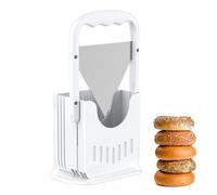 Coupe- pour bagel - Grande taille de 12 cm, outil facile à entretenir, support de cuisine durable | équipement de coupe lavable au lave-vaisselle pour boulangeries, restaurants, ateliers