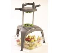 Coupe quartier-étrogneur professionnel. Pour étrogner et couper sans effort en une seule opération des pommes/poires fraiches en 8 quartiers. G