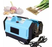 Coupe-racines d'ail électrique, coupe-tiges bilatéral, coupe les racines et les fanes d'ail, machine à retirer