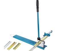 Coupe-Rail DIN avec Règle de 50CM, Double Rainure pour Rail Acier Aluminium 35mm, Outil Manuel Portable avec Guide Réglable, Acier au Carbone, Options Taille & Poids Multiples (Modèle DC-35)