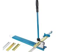 Coupe-Rail DIN Manuel, Coupe-Rail à Double rainure, Coupe-Rail DIN avec règle de 50 cm, Machine de découpe de goulottes pour Rails fendus en Acier/Aluminium (Largeur 35 mm, Hauteur 7,5 mm).