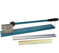 Coupe-Rail Din Manuel, Machine De Découpe De Goulottes D'établi, Coupe-Rail à Double Rainure pour La Découpe D'aluminium Fendu.