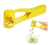 Coupe-Raisins Luvan pour Tout-Petits, Coupe-Raisins pour Enfants, Outil Portable en Acier Inoxydable pour Couper les Raisins en Quartiers, Facile à Utiliser, Lavable au Lave-Vaisselle (Jaune)