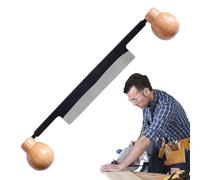 Coupe-rasage à tirage droit, outil d'élimination de l'écorce - Outil d'écorçage à double poignée pour enlever l'écorce, grattoir à bois - Outil de travail du bois grattoir à tirage droit pour le jardi