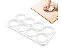 Coupe-Raviolis 3 Pièces Cuisine Rond Carré Cœur Outil pour Pâtes | Moule À Pâtes Raviolis Chinois Pour Débutants Ménagères Adultes Hommes Fêtes Familiales Et Réunions B