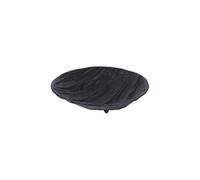 Coupe ronde César noire 35 cm - Table Passion - Noir - Aluminium