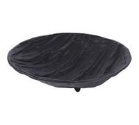Coupe ronde César noire 35 cm - Table Passion - Noir - Aluminium