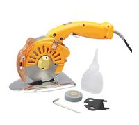 Coupe-Rotatif Électrique Robuste pour Tissu, Coupe-Rotatif Électrique à Pousser à la Main, avec Garde de Sécurité, pour Cuir, Laine, Soie, Tapis(≤3.3cm/1.2in)