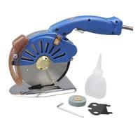 Coupe-Rotatif Électrique Robuste pour Tissu, Coupe-Rotatif Électrique à Pousser à la Main, avec Garde de Sécurité, pour Cuir, Laine, Soie, Tapis(≤4cm/1.5in)