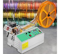 Coupe-ruban automatique chaud et froid, machine de découpe efficace pour bande élastique, ruban autocollant, ruban et fermeture éclair, idéal pour les projets d'artisanat et de couture