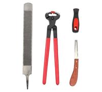 Coupe-sabots - Outils de détail pour frange - Kit de palmiers à ongles professionnels - Outil de soin des sabots - Pour bétail, grange, soins, cisaillement