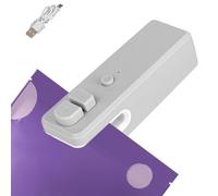Coupe-sacs - Machine à sceller les aliments sous vide | Petit coupe-sac de cuisine rechargeable par USB, scellant de sacs à copeaux de chaleur, scellant de sacs sous vide avec cutter pour le stockage