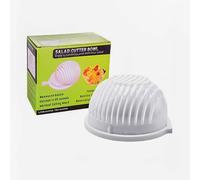 Coupe-Salade Multifonction 2en1 en 60 secondes - Bol Coupe Légumes & Fruits avec Couvercle - Hachoir Rapide et Pratique - Accessoire de Cuisine Idéal pour Salades Fraîches, Sain et Facile à Nettoyer