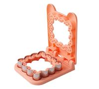 Coupe-sandwich anti-croûtes - Coupe-sandwich et scelleur en acier PP | Appareil à sandwich adapté à la bouche | Machine à pancakes sans croûte | Emporte-pièce pour Ki