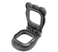 Coupe-sandwich et scellant pour créer des repas amusants dans la boîte à déjeuner des sandwichs sans croûte et des aliments faits maison (gris)