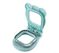 Coupe-sandwich et scellant pour sandwichs sans croûte, crêpes, beurre d'arachide, gelée, pain et biscuits (bleu)