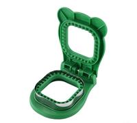 Coupe-sandwich et scellant pour sandwichs sans croûte, crêpes, beurre d'arachide, gelée, pain et biscuits (vert)