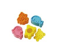 Coupe-Sandwich Mini Dessin Ours Écureuil Chien De Mer Couteau À Pain,Coupe-Sandwich Pour Enfants,Scelleuse,Moule De Cuisson Déjeuner Bento - Type 4pc