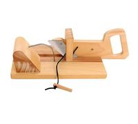 Coupe-saucisse au curry - Coupe-pain manuel - Guillotine à saucisses - Guillotine à saucisses - Trancheuse manuelle pour bacon et saucisses - Lame en acier inoxydable 28,5 x 16,5 x 10 cm