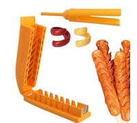 Coupe Saucisse,Couteau Repliable pour Saucisses - Découpe Hot Dog Pliable pour Cuisine, Restaurant, Barbecue, Extérieur, Cuisson et Pique-Nique