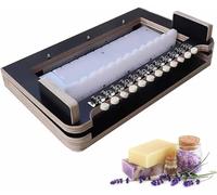 Coupe-savon en bois avec 12 fils, coupe-pain multi-savon pour la fabrication de savon, intervalle de coupe de 2,5 cm, longueur 30 cm, kit en bambou pour fromage, chocolat, beurre