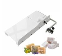 Coupe-savon en métal, design horizontal avec épaisseur réglable pour fabrication précise de savon, fromage, beurre, gâteau et pain