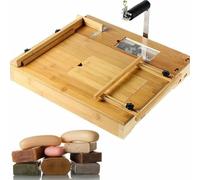 Coupe-savon professionnel avec tranches réglables d'épaisseur et échelle de taille pour savon et pain DIY