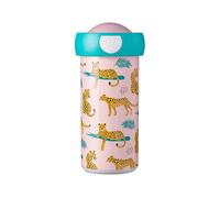Mepal - Gourde Campus - Gobelet pour Boire - Gourde Étanche pour Enfants - Tasse pour Boire Réutilisable - Sans BPA et Lavable au Lave-Vaisselle - 300 ml - Leopard