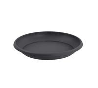 Coupe-soucoupe Marina - EDA PLASTIQUE - Gris anthracite - Diamètre 21 cm - Compatible avec pot de 6 litres