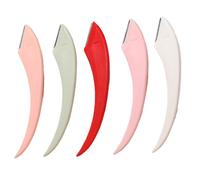 Coupe-Sourcils pour Femmes | Épilateur de Sourcils Sécurité 5 Pièces pour Femmes | Trousse de Voyage Complet pour Entretien des Sourcils Hommes Grand Débutant Maison Salon Déplacement