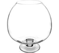 Coupe sphérique sur pied, verre, H32 cm - Atmosphera créateur d'intérieur