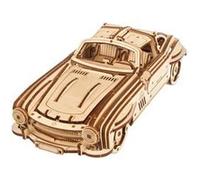 Ugears Winged Sports Coupe Wooden Mechanical Model Doré Enfants