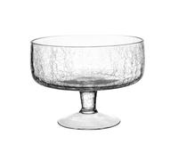 Coupe sur pied craquelé Noa 17x24 cm Table passion
